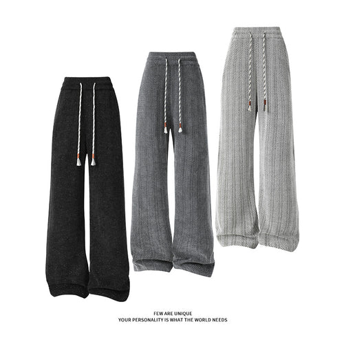 Wide harem pants for women with elastic waistband and trendy zigzag pattern Amarae