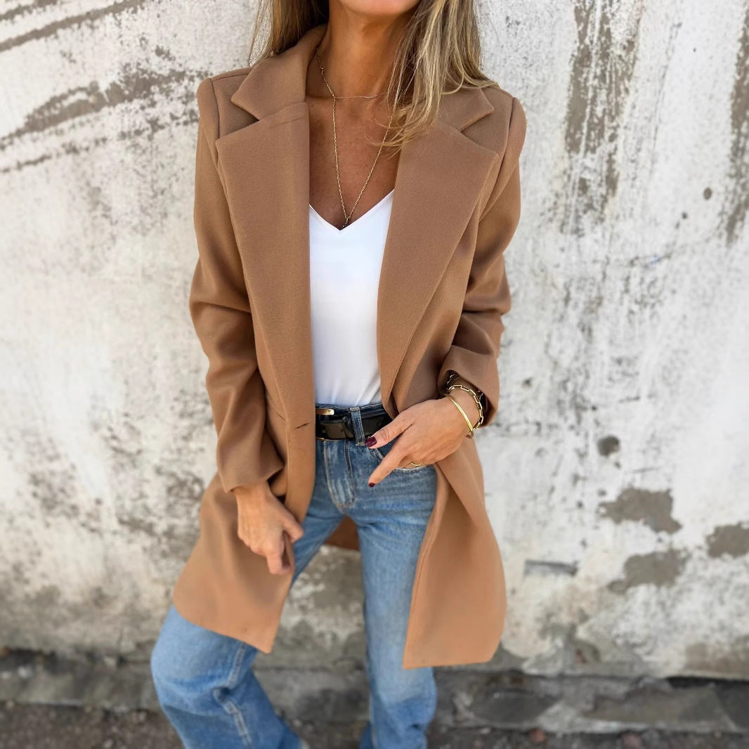Ladies Elegant and Modern Long Chic Jacket