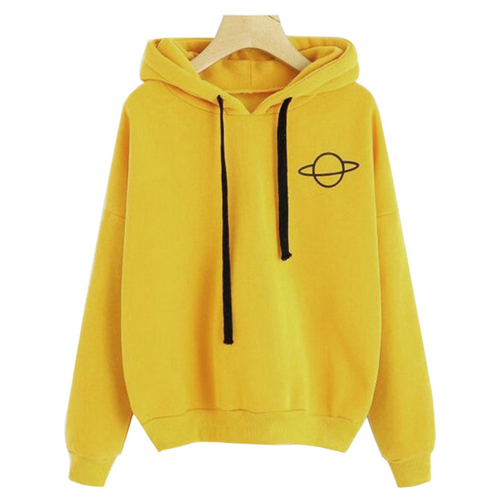 Women's hoodie with a creative planet design and a comfortable fit Lune London