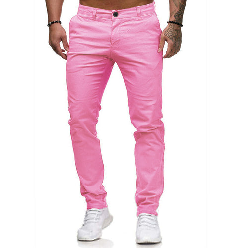 Chino pants for men with a comfortable elastic waist and a slim fit Amarae