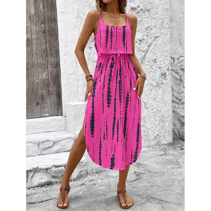 Lune London Women's Bohemian Maxi Dress with Side Slit