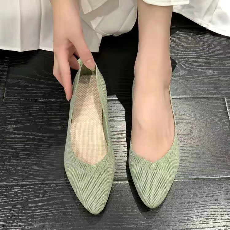 Women's Elegant and Breathable Ballet Flats with Flexible Footbed Lune London