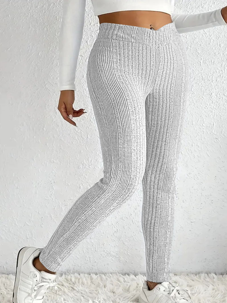 Women's tights with a modern design in ribbed mesh Lune London