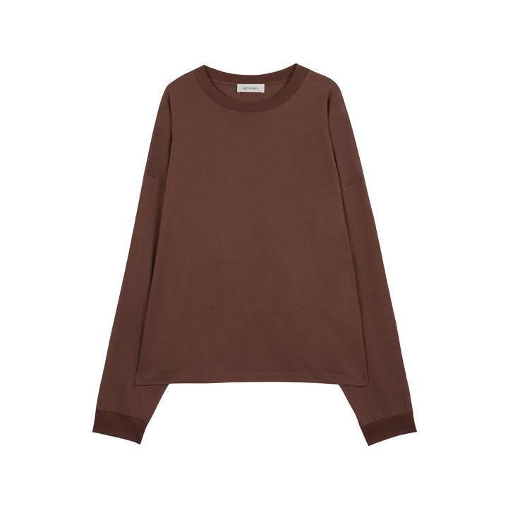 Casual long sleeve T-shirt for women made of high-quality cotton with a comfortable fit and a modern design Lune London