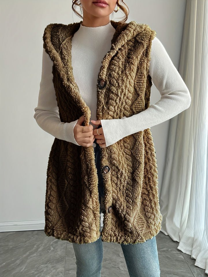 Ladies cozy long cardigan Lune London