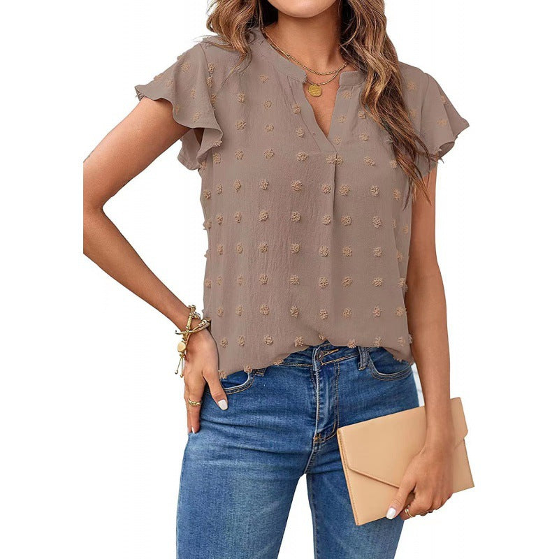 Women's blouse with flared sleeves Lune London