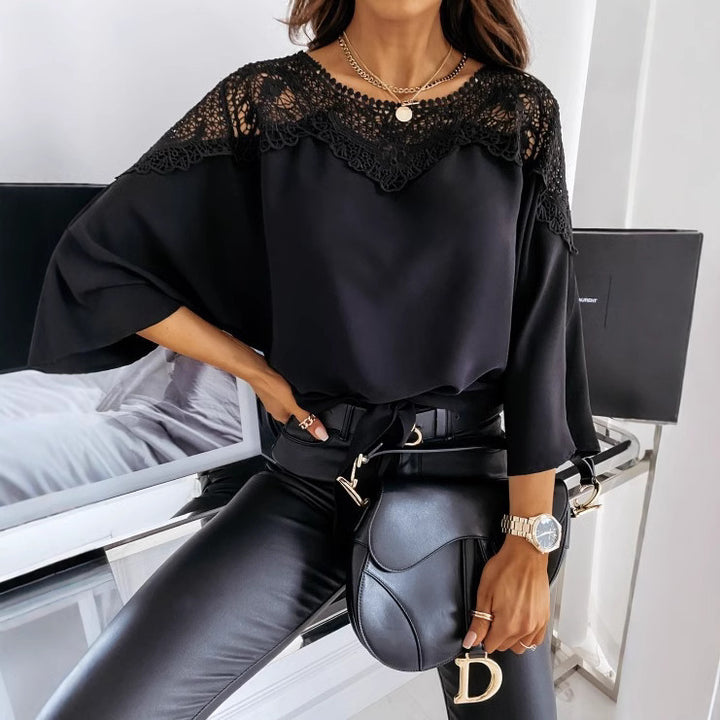 Ladies Elegant Lace Chic Blouse and Style