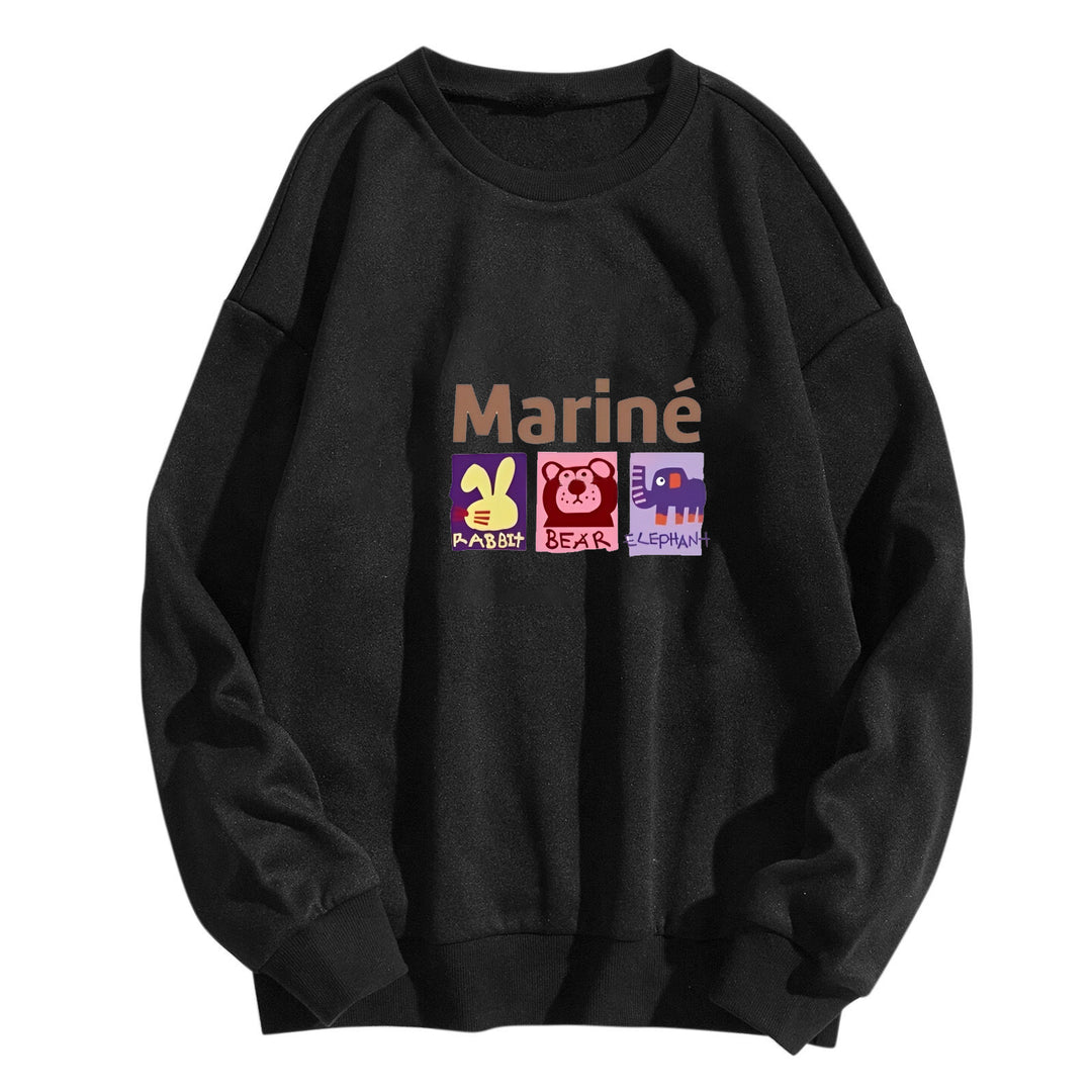 Women's cozy sweatshirt with animal motifs Chic & Stil