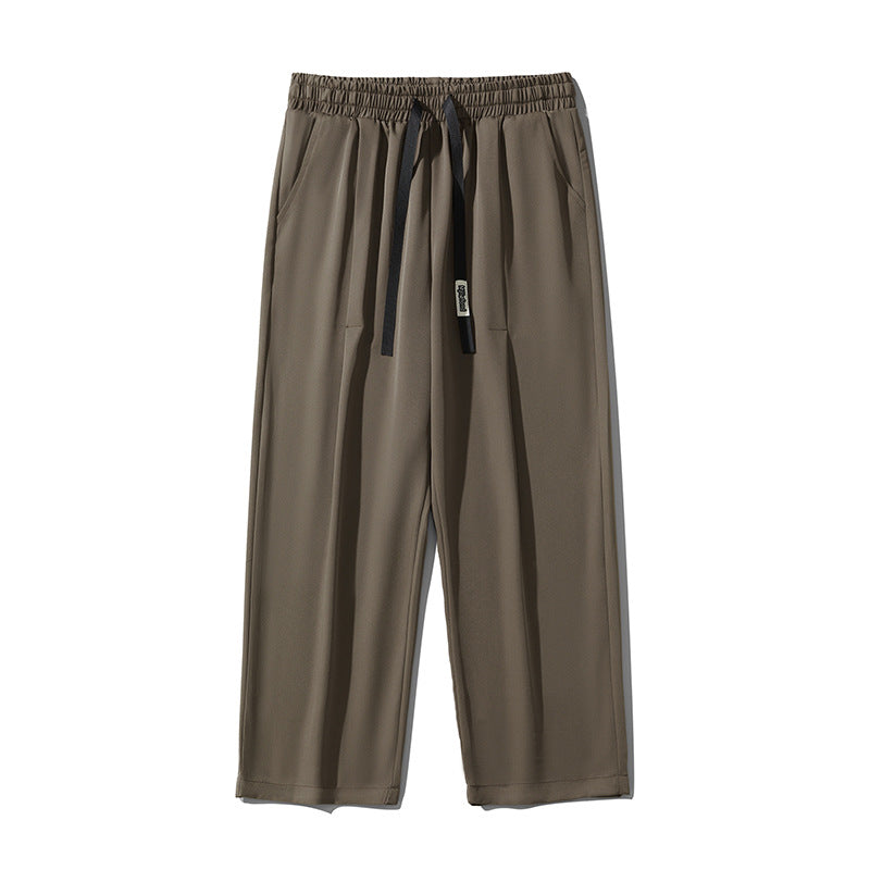 Casual men's pants made of breathable fabric with adjustable waist and side pockets Lune London