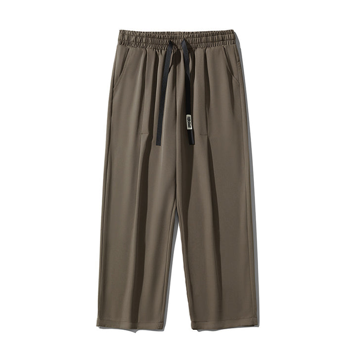 Casual men's pants made of breathable fabric with adjustable waist and side pockets Lune London
