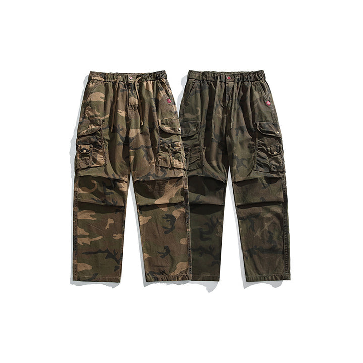 Trendy camouflage cargo pants for men Lune London