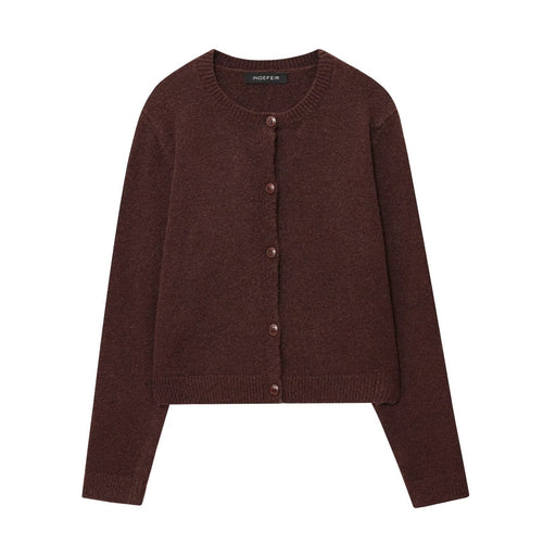 Ladies comfortable knitted cardigan with pretty buttons Amarae