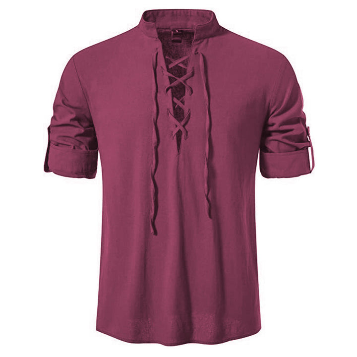 Men's long sleeve shirt with drawstring Lune London