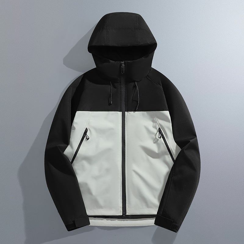 Men's waterproof outdoor jacket with adjustable hood Amarae