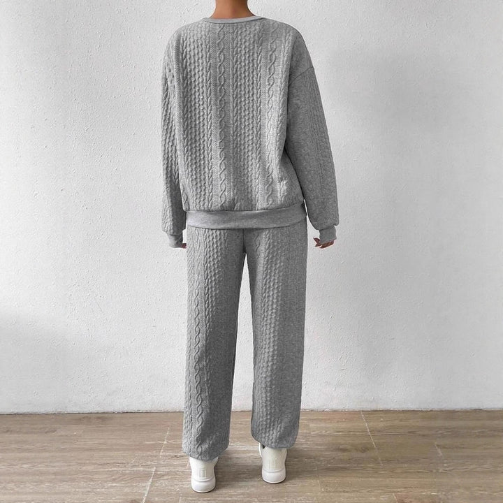 Ensemble tricot confortable pour femmes avec coupe décontractée Chic & Stil