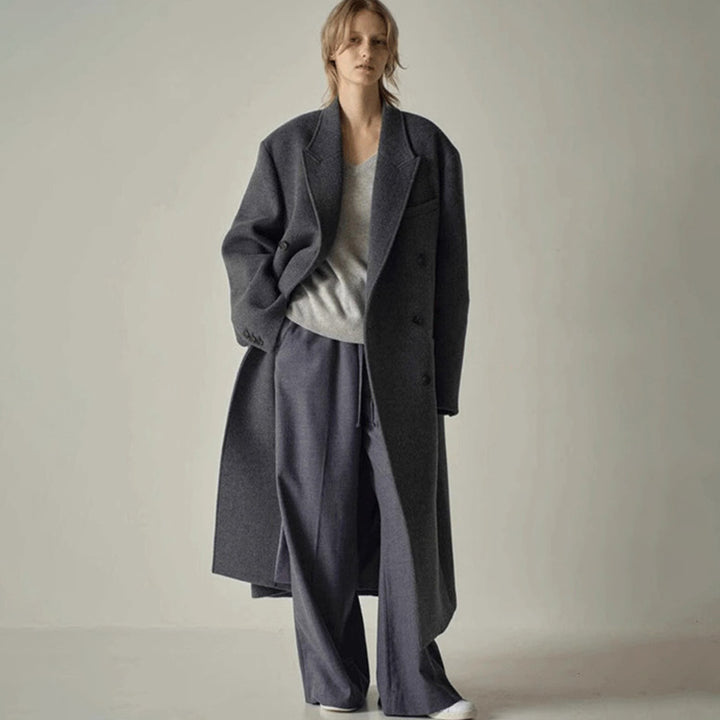 Manteau en laine élégant et oversize pour femmes Chic & Stil