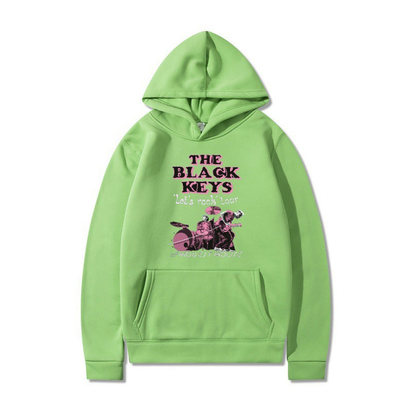 Women's hoodie with creative rock band design and comfortable fit Lune London