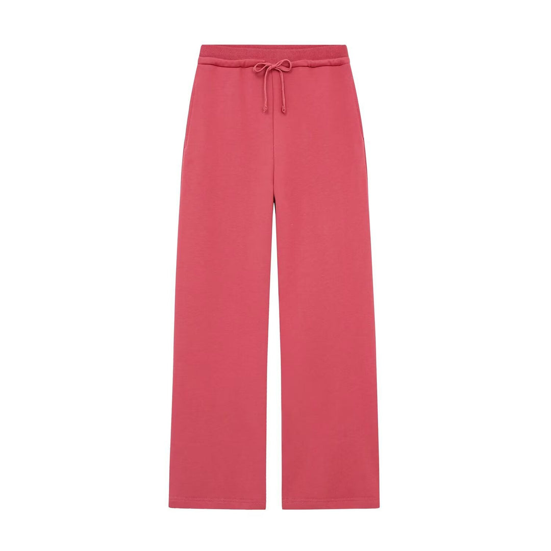 Women's wide high-waist palazzo pants with elastic waistband and flowing silhouette Amarae
