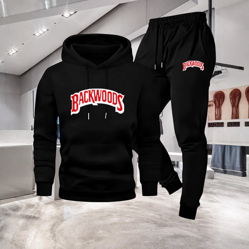Ladies' hooded tracksuit with stylistic logo application Chic & Stil