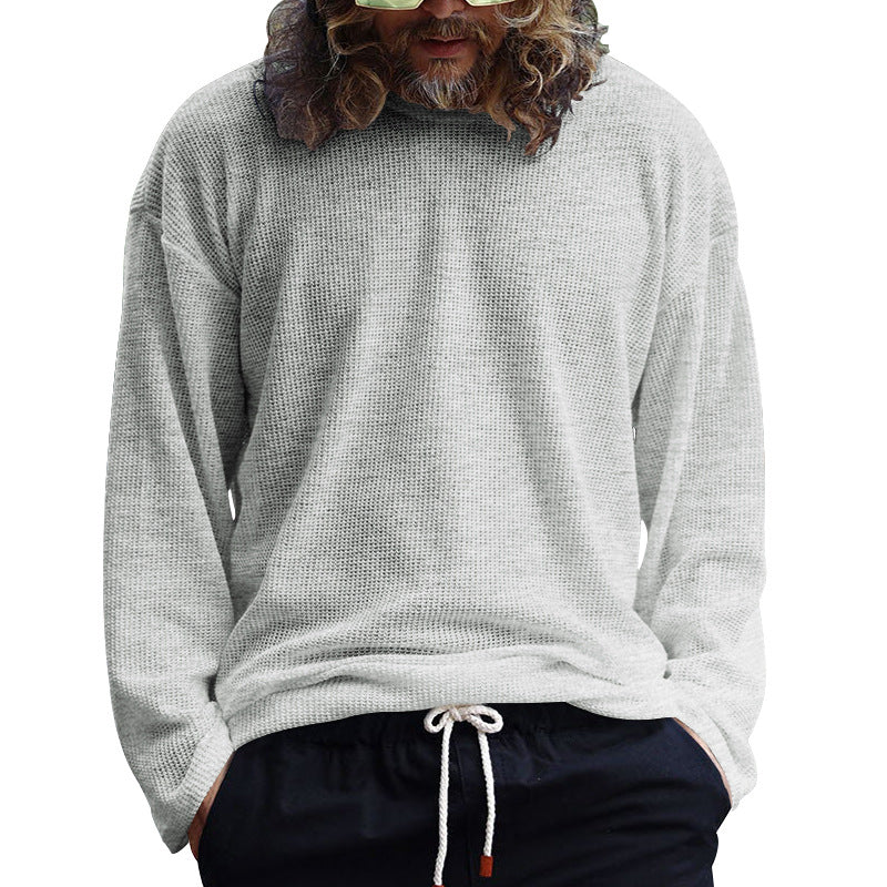 Casual long sleeve shirt for men in breathable structured fabric Lune London