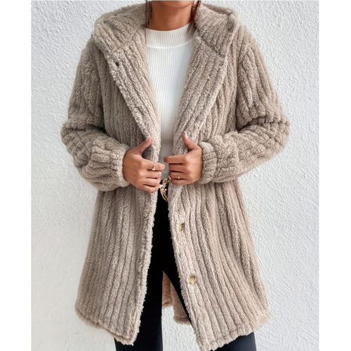 Ladies Cozy Knit Blanket with Long Sleeves and Loose Fit Amarae