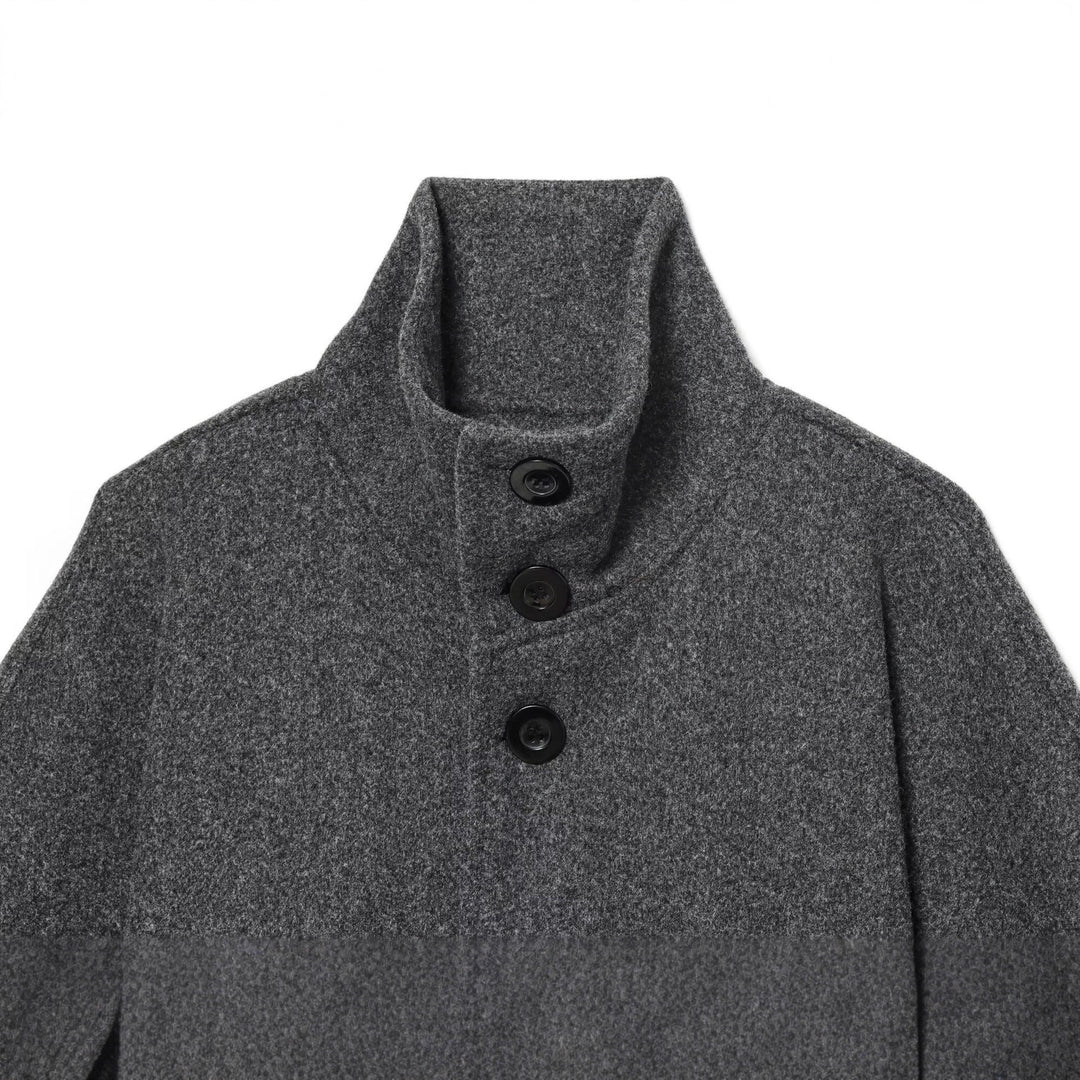 Veste manteau pour femmes en mélange de laine de haute qualité avec ceinture à la taille Chic & Stil