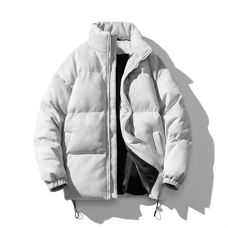 Ladies winter quilted jacket with high collar and versatile pockets Amarae