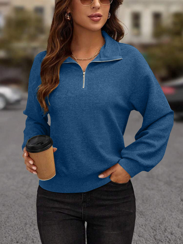 Amarae Women's Sporty Zip Sweater
