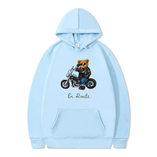 Women's hoodie with unique bear design and casual fit Amarae