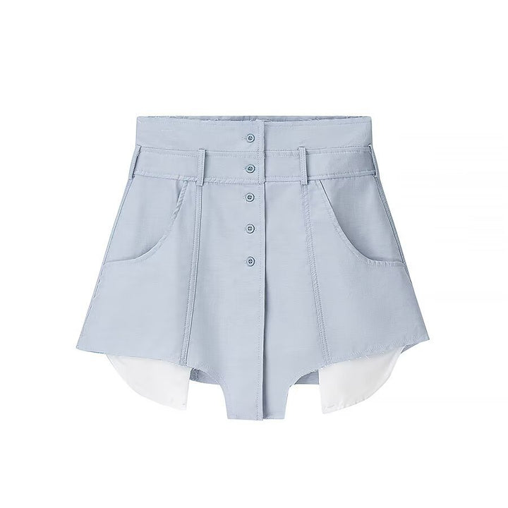 Plaid shirt for ladies with short shorts Lune London