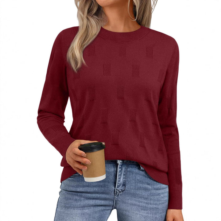 Ladies Structured Knit Sweater Lune London