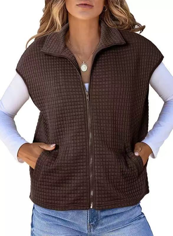 Quilted vest for women with a comfortable cut Lune London