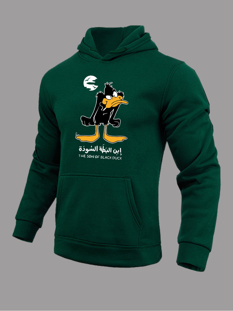 Men's hoodie with unique cartoon pattern Lune London
