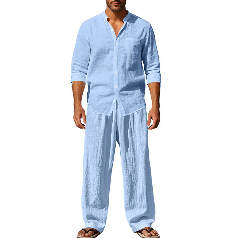 Casual linen suit for men in loose fit Lune London