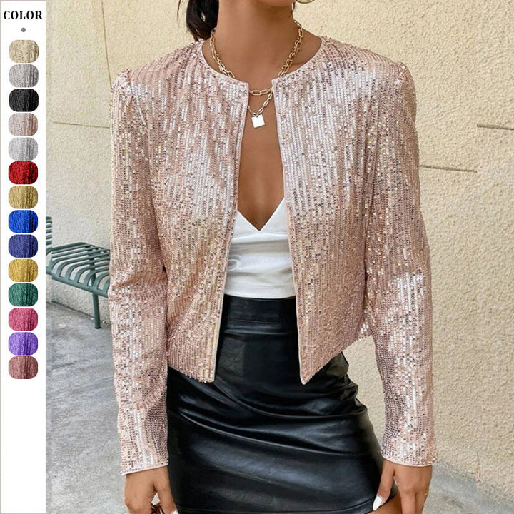 Women's Cardigan with Glitter Effect Lune London