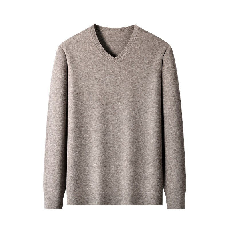 Men's long sleeve V neck T-shirt Lune London