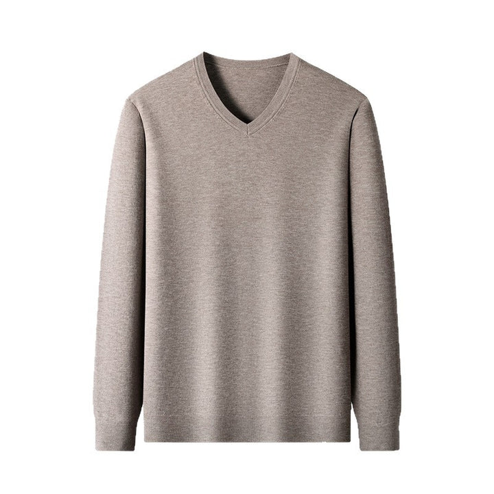 Men's long sleeve V neck T-shirt Lune London
