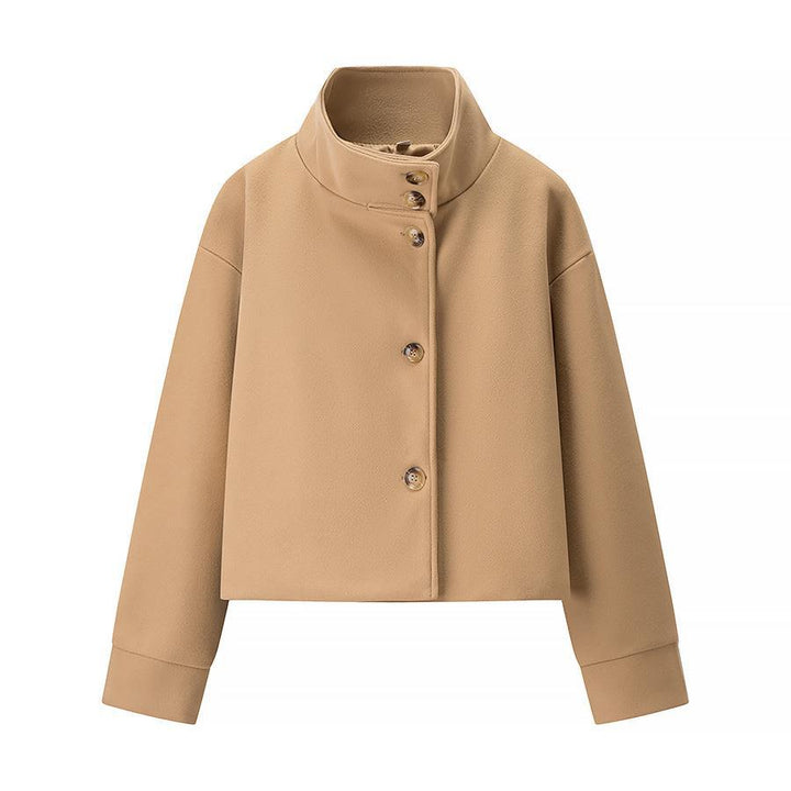 Lune London | Women's elegant short jacket with stand-up collar and stylish button details