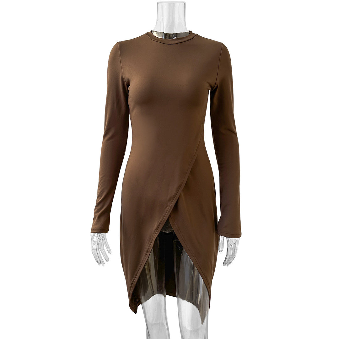 Ladies elegant long sleeve with sophisticated wrap look Lune London