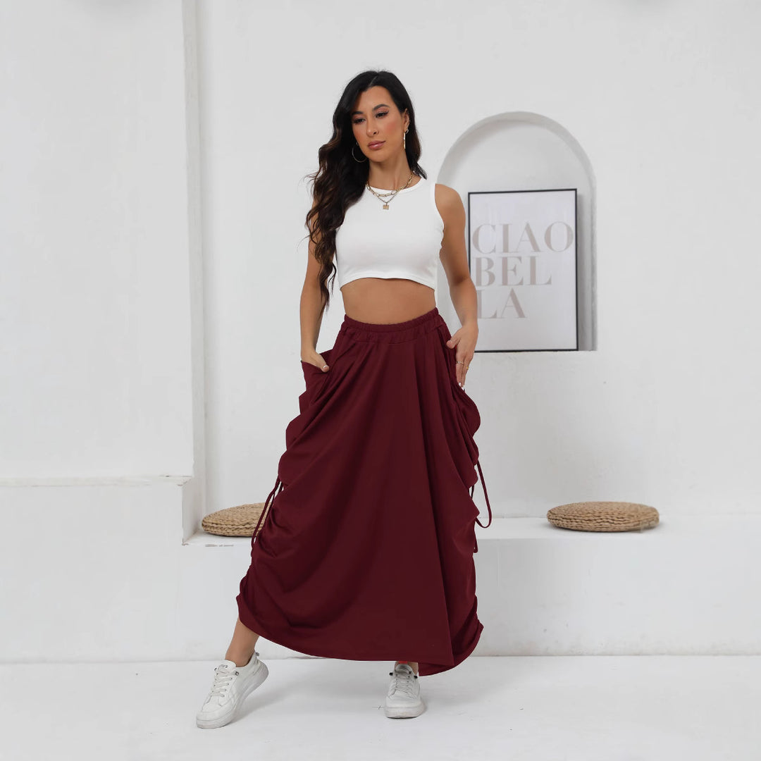 Airy maxi petticoat for women with drawstring and pockets Lune London