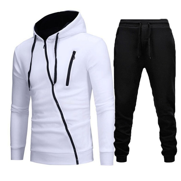 Functional jacket for men with asymmetrical zipper and sporty cut Lune London