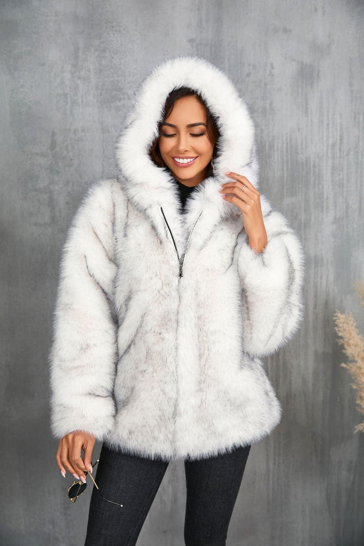 Ladies Cozy Hoodie Jacket Lune London