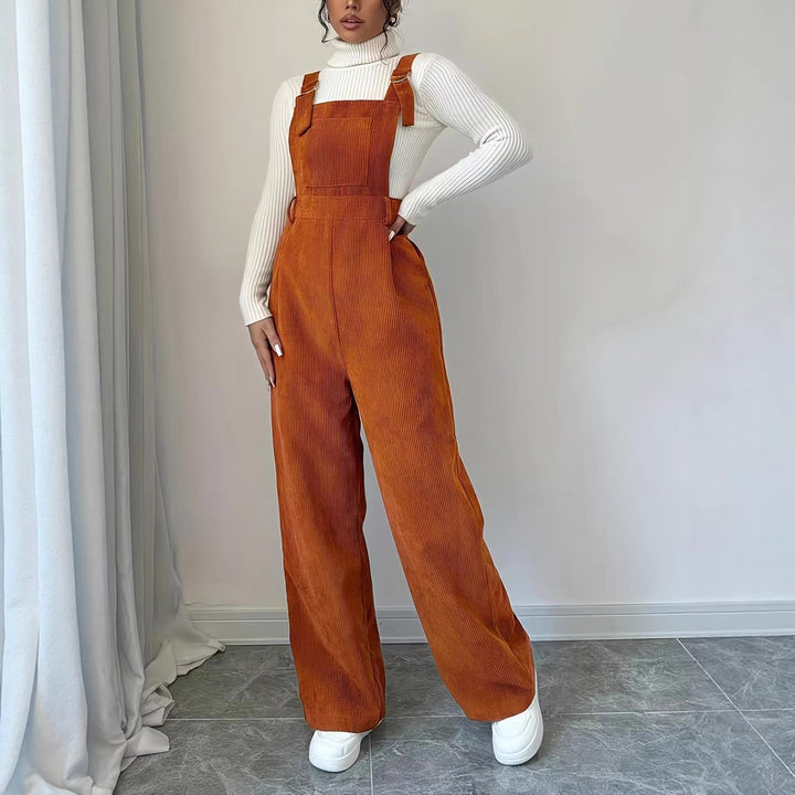 Dames loisirs coupe corduroy combinaison Chic & Stil