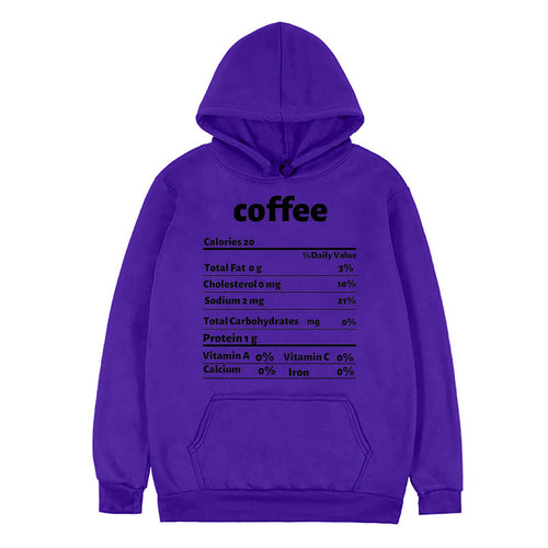 Women's hoodie with creative nutritional design Amarae