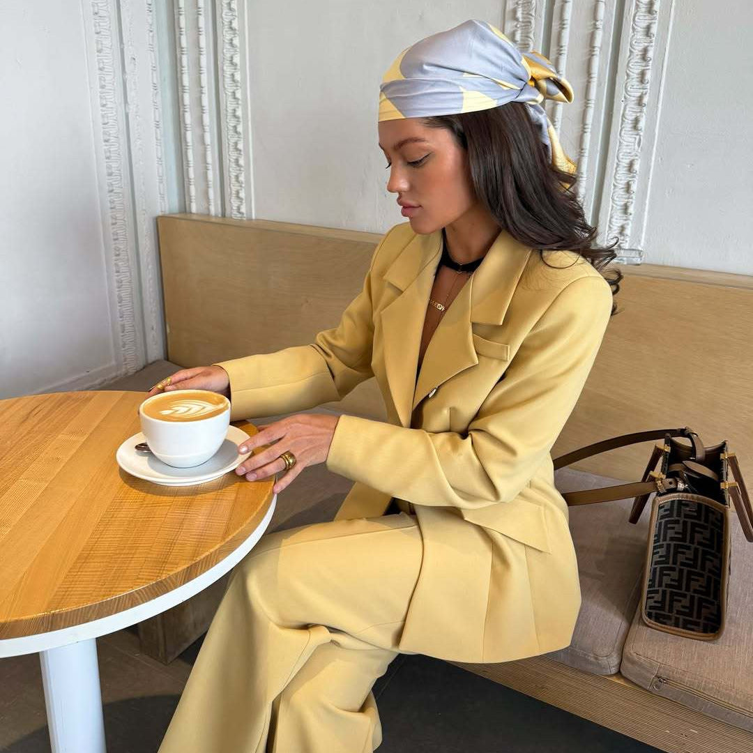 Ladies elegant and casual set with wide pants Lune London