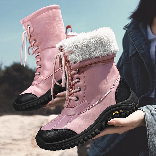 Warm winter boots for women with insulating lining and non-slip sole Amarae
