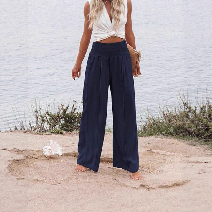 Ladies Elegant and airy palazzo pants Lune London