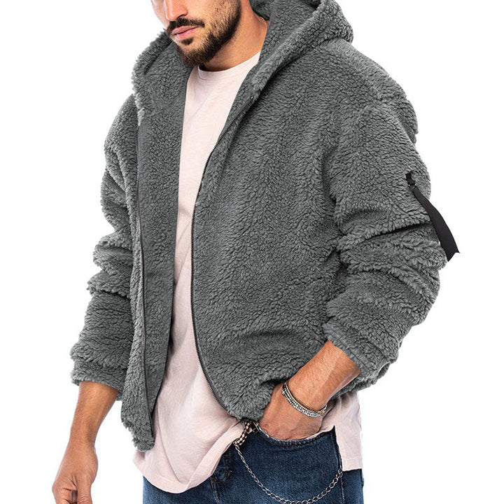 Hooded cozy teddy sweatshirt for men Lune London