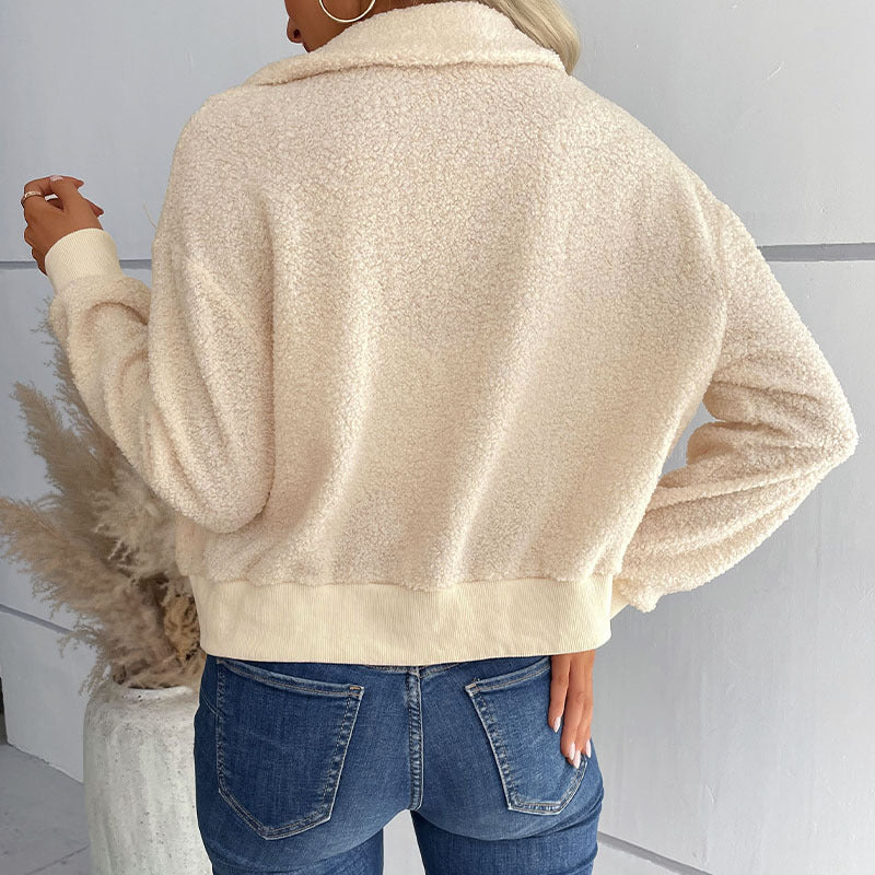 Ladies cozy fleece jacket Lune London