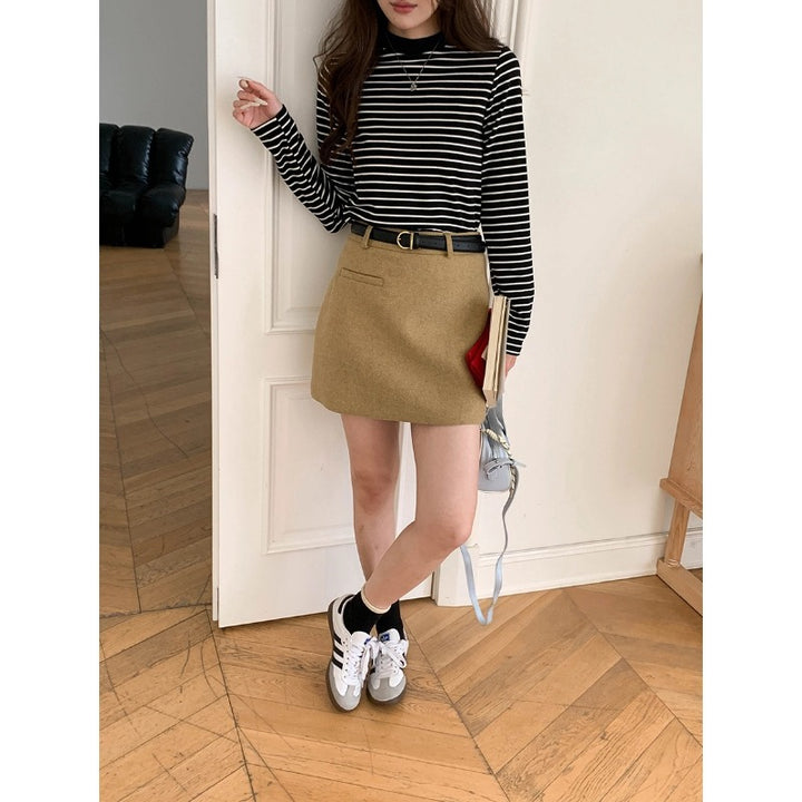 Women’s Long Sleeve Shirt with Stripes Chic & Stil